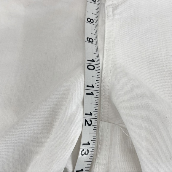 Not Your Daughter's Jeans | Cropped White Jeans with Jeweled Detail – Size 18W - Picture 9 of 10